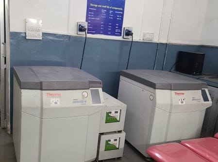 Blood component separation machine started in Narnaul Civil Hospital