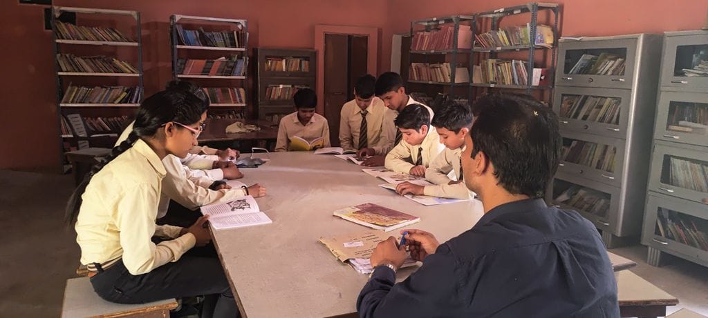 Educational books were sent to 734 government schools in the district