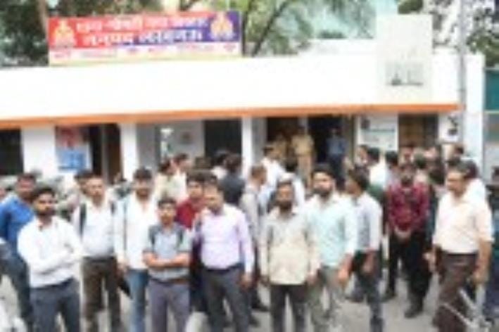 Lift company workers were held hostage, hung upside down and beaten