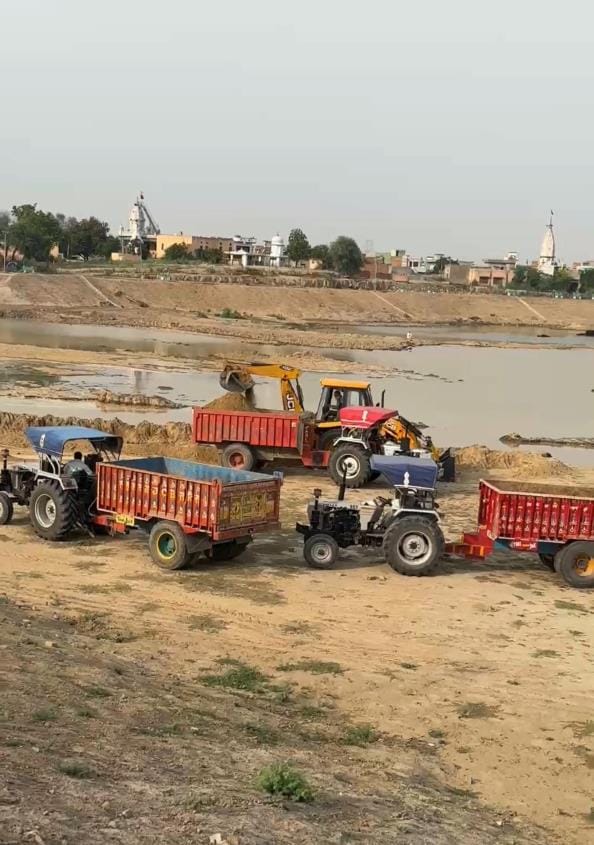 Accused of selling soil after digging a pond