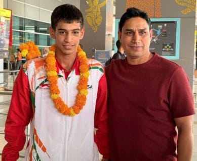 Boxer Aman Siwach won bronze medal in Junior Asian Championship