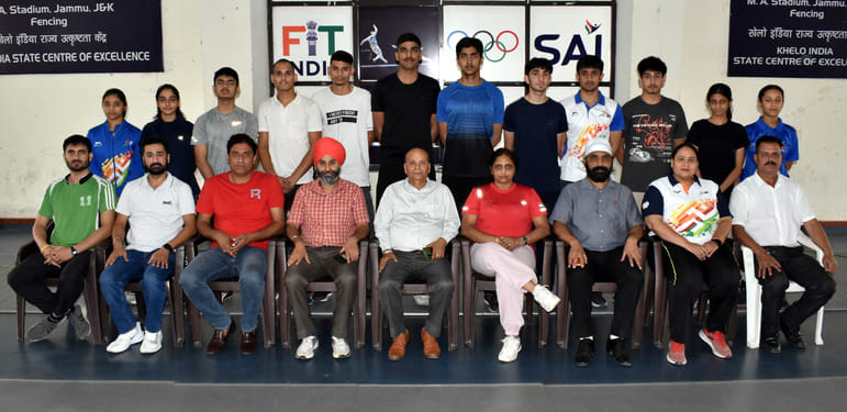 jammu, sports, fancing team, selection