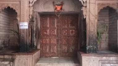 Radha Damodar temple remained closed in support