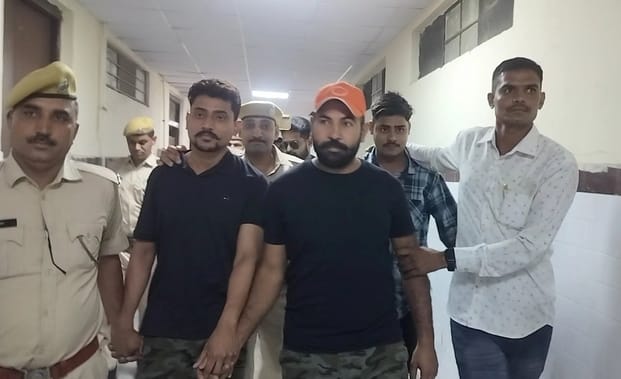 Ajmer News: Lawrence gang's henchman in custody with a pistol and 6 cartridges, 2 accomplices also arrested