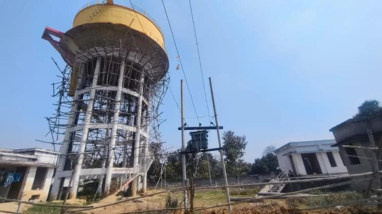 The tank has been incomplete for eight years, hope is breaking down