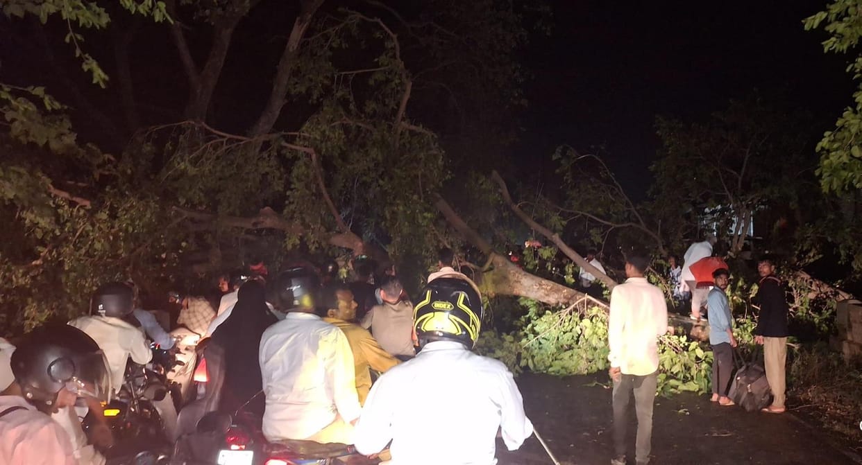 Cyclonic storm and rain caused havoc