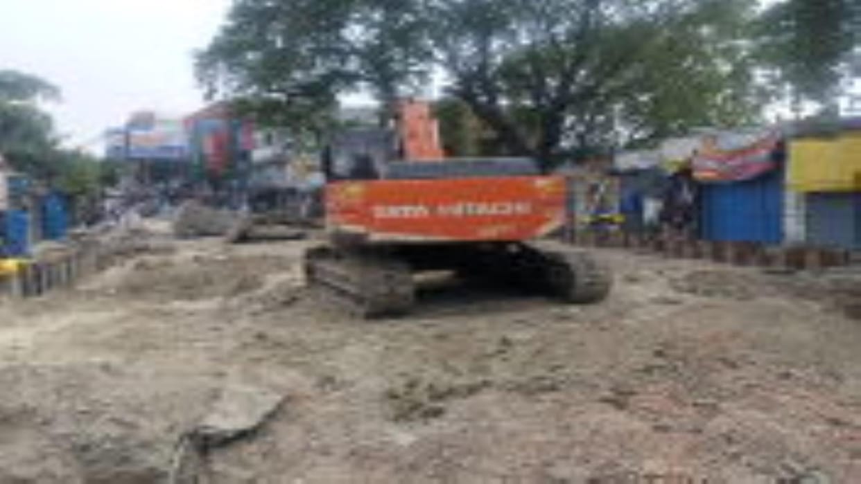 Construction of underpass on railway crossing started, will provide relief from traffic jam