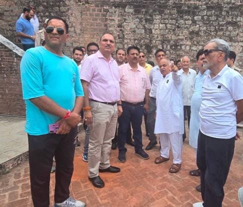 MLA Visit Bheemgarh Fort