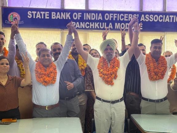Priyavrat Sirhindi team winner in SBI Officers Association election