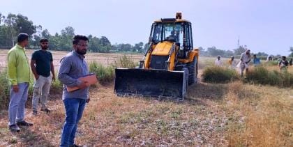 Illegal occupation removed from government land