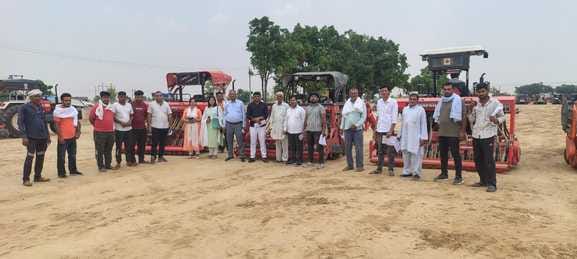 Physical verification of 170 agricultural equipment
