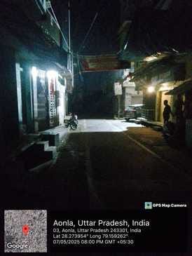 Mock drill: The area plunged into darkness as soon as the siren sounded