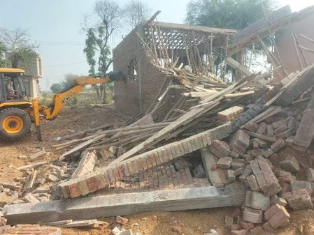 Demolition in illegal colony, 20 DPCs also broken
