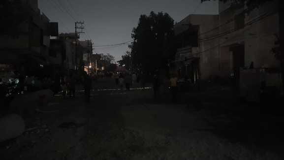 Black out: Lights turned off in homes