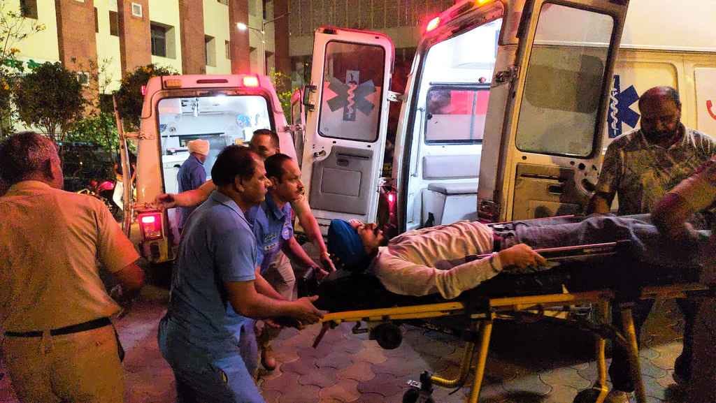 The blackout lasted for 22 minutes, police switched off the lights