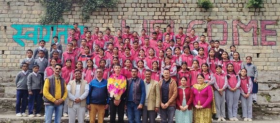 Selection of students selected for sports hostel, welcome to school