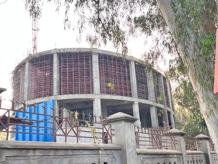 The indoor stadium will be ready in December