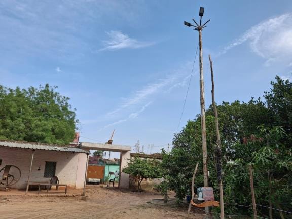 Work was shown as completed in MLC fund without installing lights