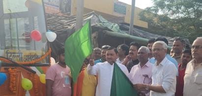 Bus service started from Mohanpur to Delhi