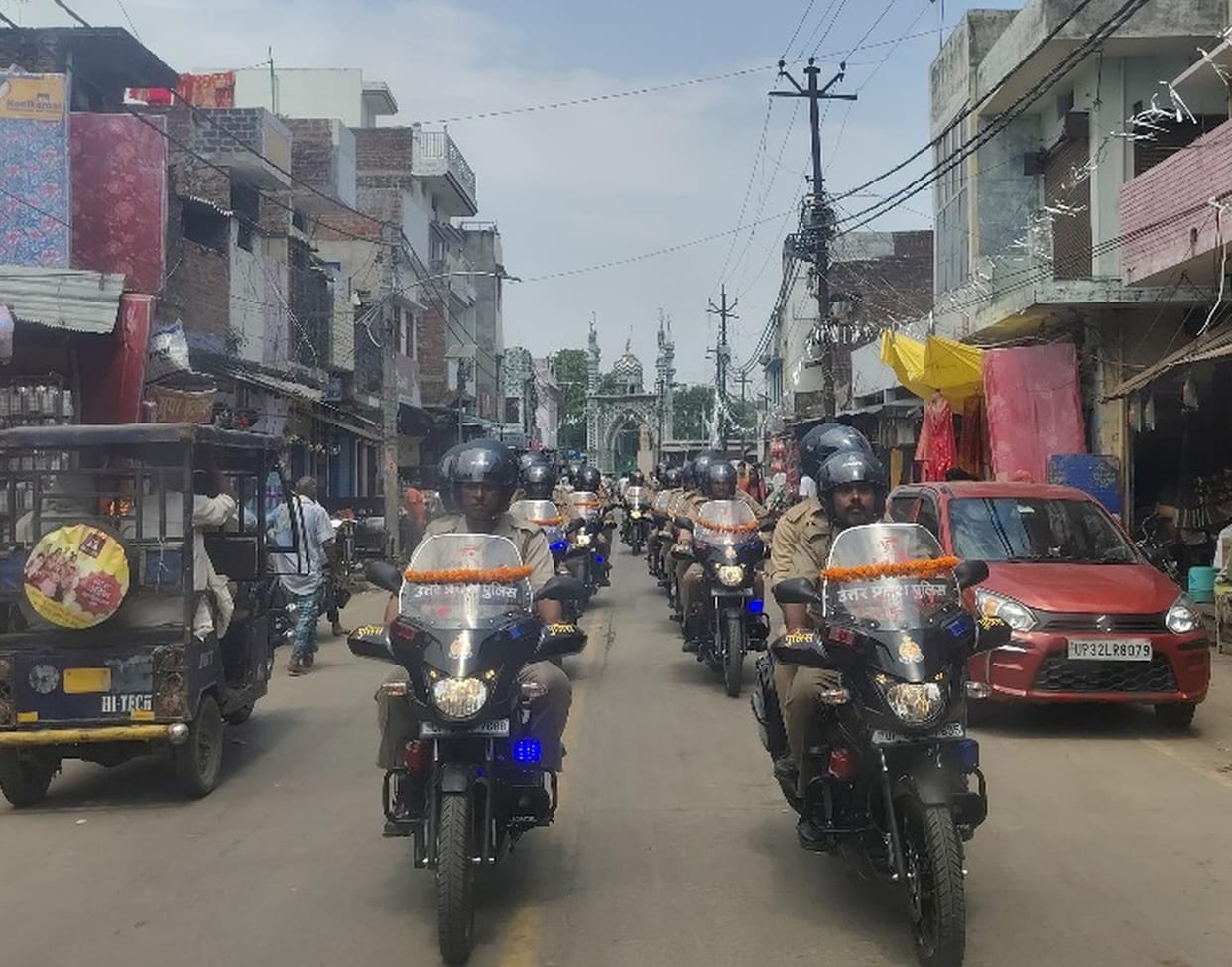 The district received nine two-wheeler PRV vehicles