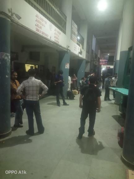 The bus on the Chamba-Dehradun route was delayed by one hour