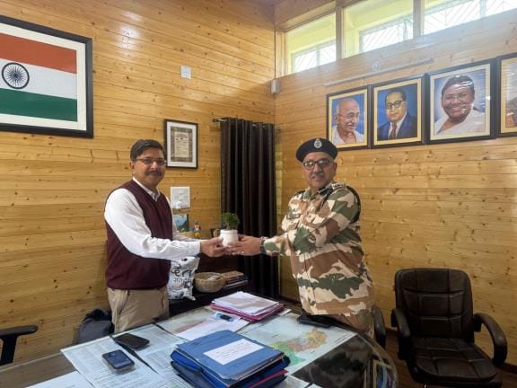 ITBP is alert on the border in the district