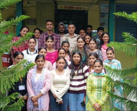 Students learnt about law and order
