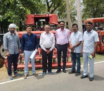 Physical verification of farmers' agricultural equipment was done