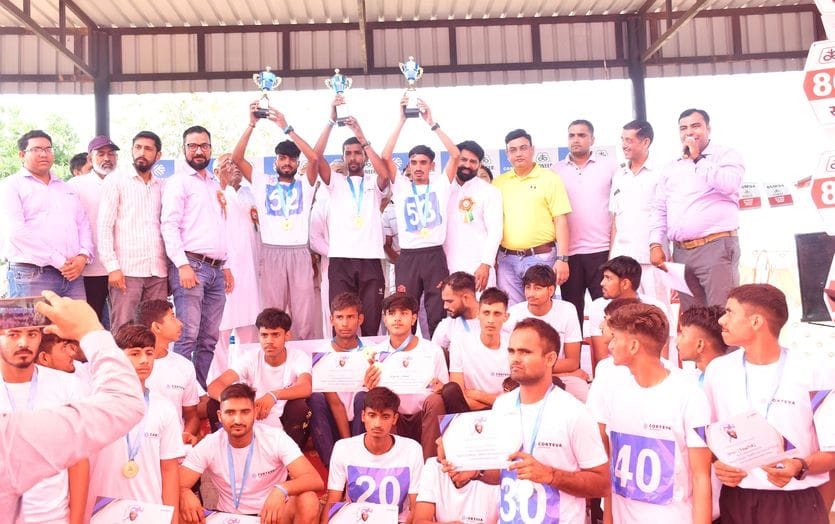 Mohit became the winner and Sandeep became the runner-up in the six-kilometer marathon