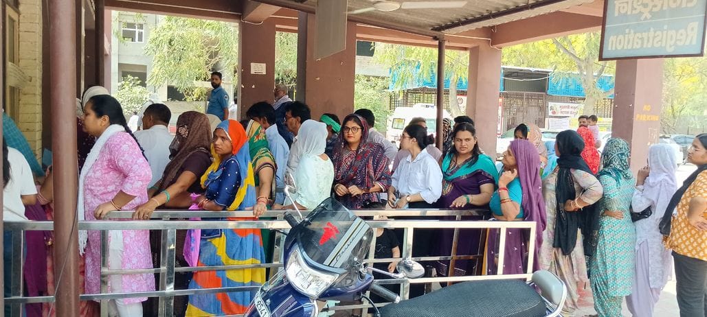 OPD increased in civil hospital due to change in weather