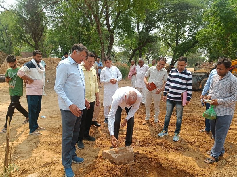 A project worth Rs 6 crore was launched to connect two villages with canal water