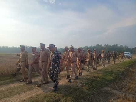 High alert on the border, monitoring of forest paths and ghats intensified
