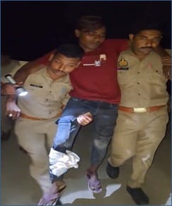 The accused of robbing a bullion trader was arrested in an encounter
