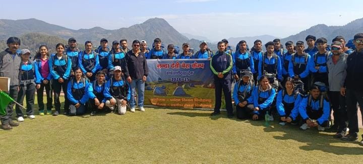 A group of 33 students left for Nanda Devi Base Camp for high Himalayan trekking