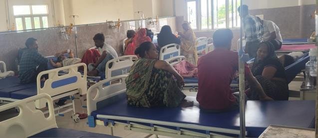 Fever and diarrhea have defeated the people, 54 patients admitted