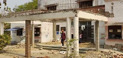 Construction of CHC porch is incomplete, patients are getting worried