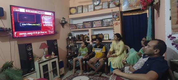People were glued to the TV after hearing the drone attack late in the evening, kept watching the updates