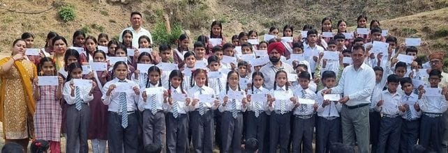 68 students of Baha School got free bus service facility