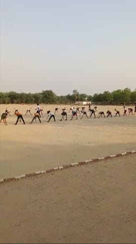 Basketball, cricket and football grounds along with badminton court are ready