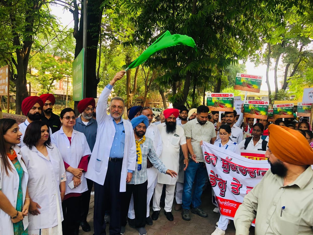 The aim is to reduce dengue by 80 percent by organizing an awareness walk