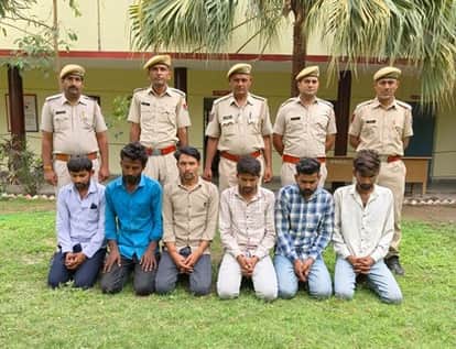 Jalore News: Six absconding accused in robbery case taken into custody, Bhinmal police got big success