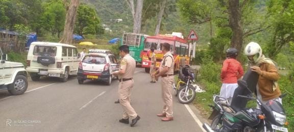 SDM and DSP inspected Lahadu Naka