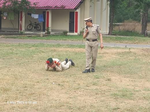 NCC cadets practiced mock drill