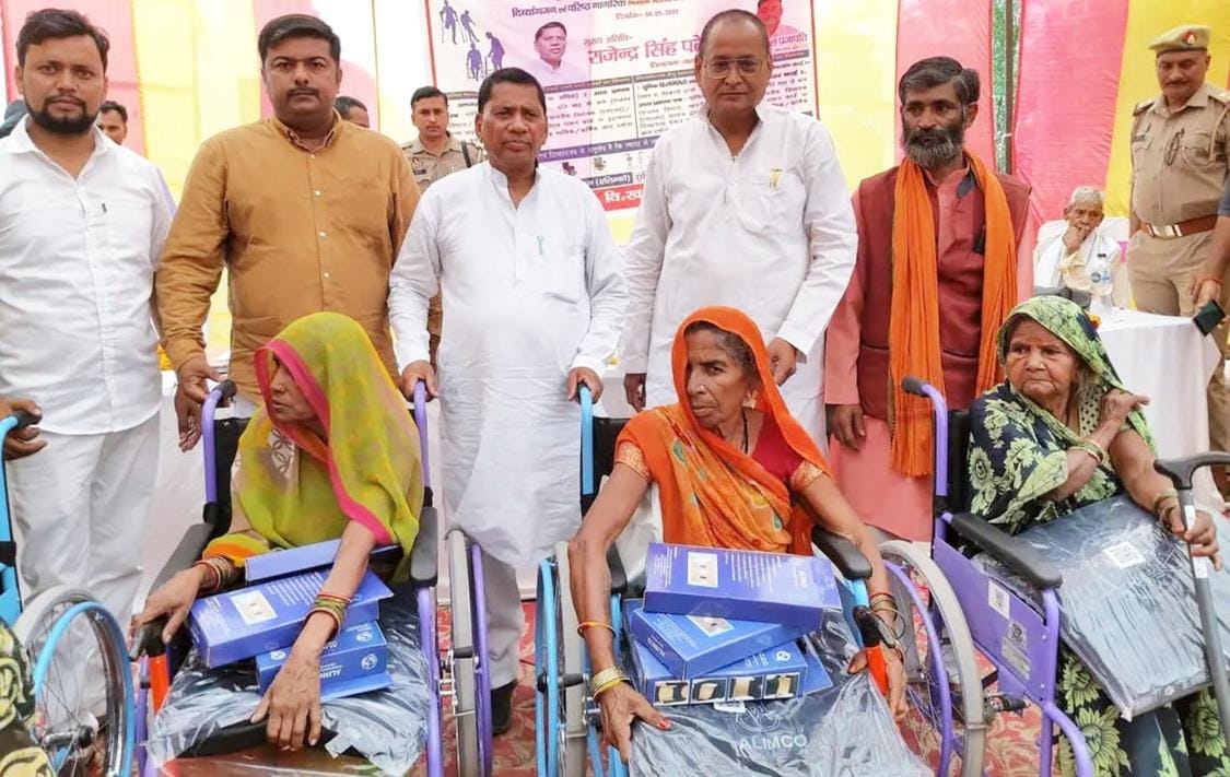 Prosthetic devices distributed to 150 disabled persons