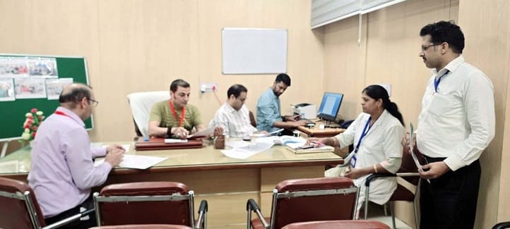 Nodal officer appointed, department prepared list of available resources, health department prepared for emergency