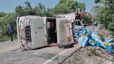 Five injured in road accidents, two in critical condition