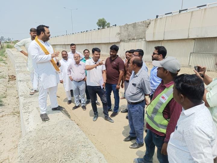 The service road of the overbridge will start on June 15