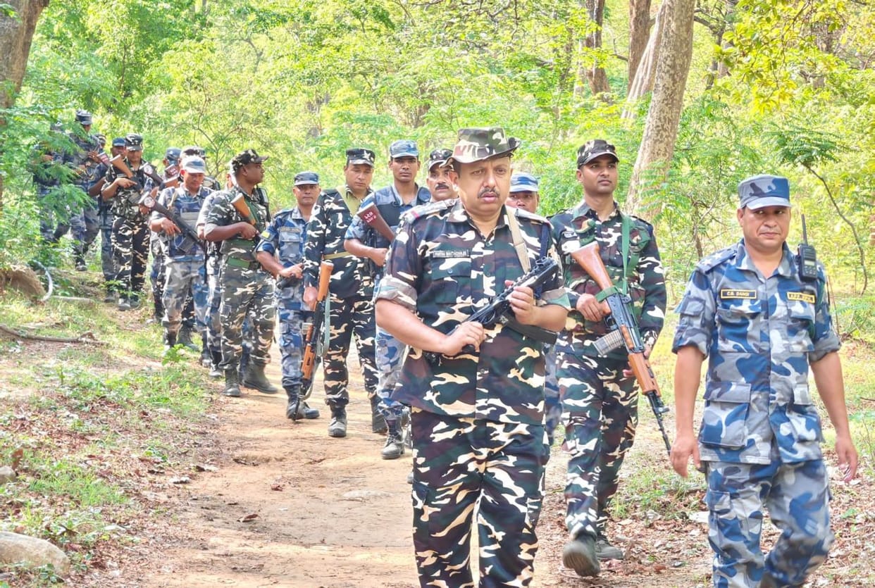 SSB jawans patrolling the Nepal border 24 hours a day