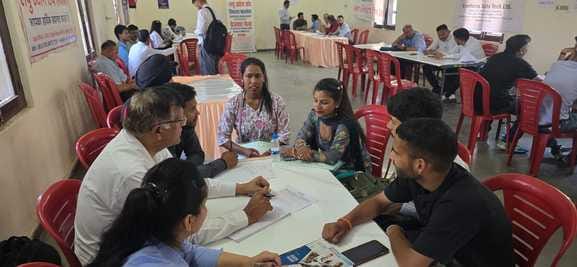 Employment fair organized in Bilaspur's Municipal Council Auditorium