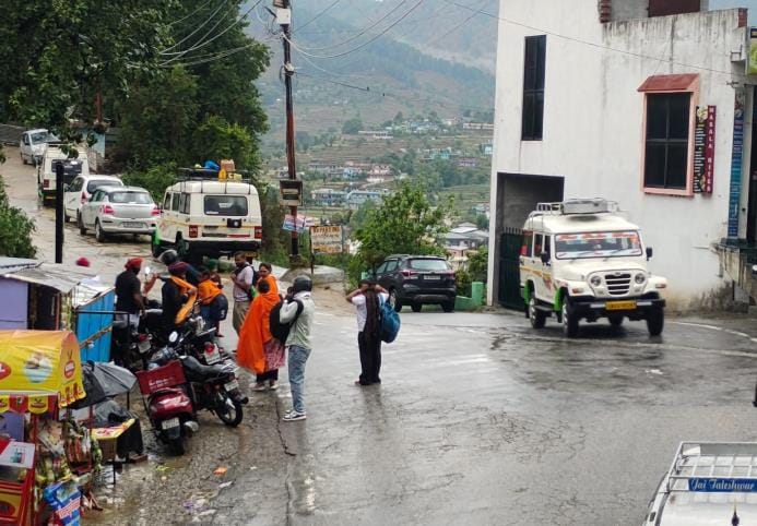 Rain increased difficulties in the district headquarters